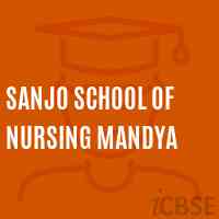 Sanjo School of Nursing Mandya Logo