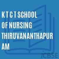 K T C T School of Nursing Thiruvananthapuram Logo