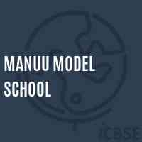 Manuu Model School Logo