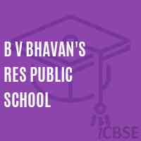 B V Bhavan'S Res Public School Logo