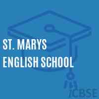 St. Marys English School Logo