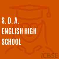 S. D. A. English High School Logo