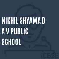 Nikhil Shyama D A V Public School Logo