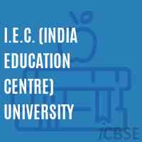 I.E.C. (India Education Centre) University Logo
