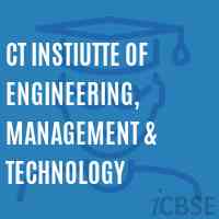 Ct Instiutte of Engineering, Management & Technology College Logo