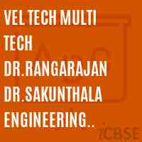 Vel Tech Multi Tech Dr.Rangarajan Dr.Sakunthala Engineering College Logo
