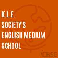 K.L.E. Society's English Medium School Logo