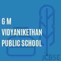 G M Vidyanikethan Public School Logo