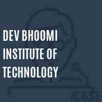 Dev Bhoomi Institute of Technology Logo