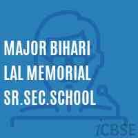 Major Bihari Lal Memorial Sr.Sec.School Logo