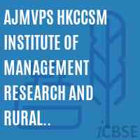 Ajmvps Hkccsm Institute of Management Research and Rural Development, Ahmednagar Logo