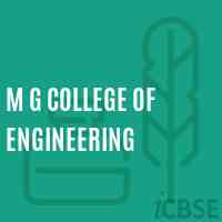 M G College of Engineering Logo