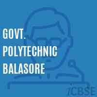 Govt. Polytechnic Balasore College Logo
