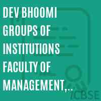 Dev Bhoomi Groups of Institutions Faculty of Management, Saharanpur College Logo