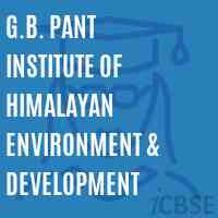 G.B. Pant Institute of Himalayan Environment & Development Logo