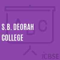 S.B. Deorah College Logo