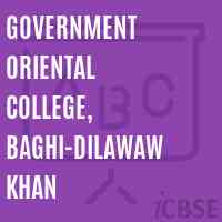 Government Oriental College, Baghi-Dilawaw Khan Logo