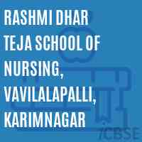 Rashmi Dhar Teja School of Nursing, Vavilalapalli, Karimnagar Logo