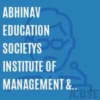 Abhinav Education Societys Institute of Management & Business Administration, Akole, Dhamangaon Awari Road, Akole, Dist.Ahmednagar 422601 Logo