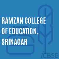 Ramzan College of Education, Srinagar Logo