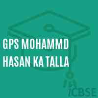 Gps Mohammd Hasan Ka Talla Primary School Logo