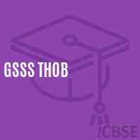 Gsss Thob High School Logo