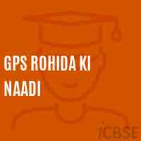 Gps Rohida Ki Naadi Primary School Logo