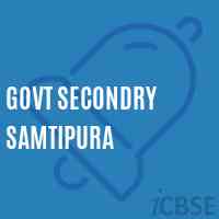 Govt Secondry SAMTIPURA Secondary School Logo