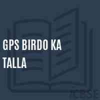 Gps Birdo Ka Talla Primary School Logo