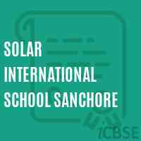 Solar International School Sanchore Logo