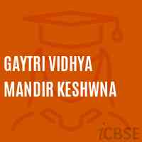 Gaytri Vidhya Mandir Keshwna Middle School Logo
