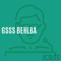 Gsss Behlba High School Logo