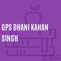 Gps Dhani Kahan Singh Primary School Logo