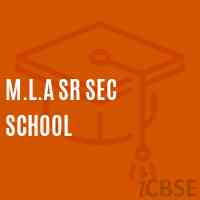 M.L.A Sr Sec School Logo