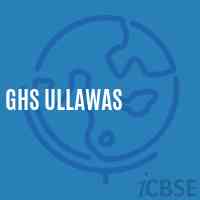 Ghs Ullawas Secondary School Logo
