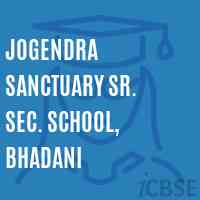 Jogendra Sanctuary Sr. Sec. School, Bhadani Logo