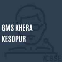 Gms Khera Kesopur Middle School Logo