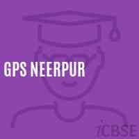 Gps Neerpur Primary School Logo