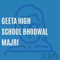 Geeta High School Bhodwal Majri Logo