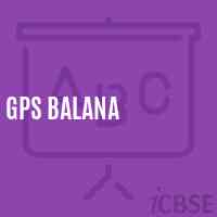 Gps Balana Primary School Logo