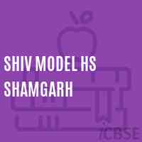 Shiv Model Hs Shamgarh Secondary School Logo