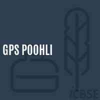 Gps Poohli Primary School Logo