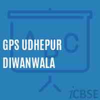 Gps Udhepur Diwanwala Primary School Logo