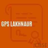 Gps Lakhnaur Primary School Logo