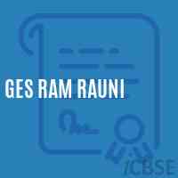 Ges Ram Rauni Primary School Logo