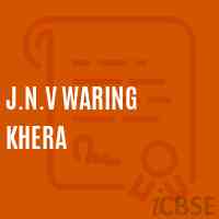 J.N.V Waring Khera High School Logo