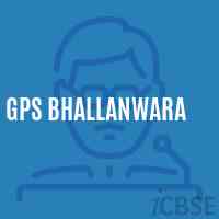 Gps Bhallanwara Primary School Logo