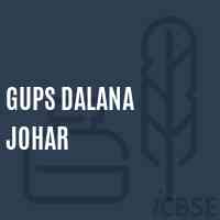 Gups Dalana Johar Middle School Logo