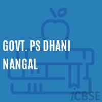 Govt. Ps Dhani Nangal Primary School Logo
