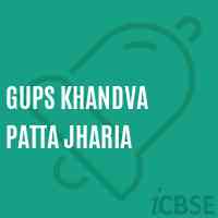 Gups Khandva Patta Jharia Middle School Logo
